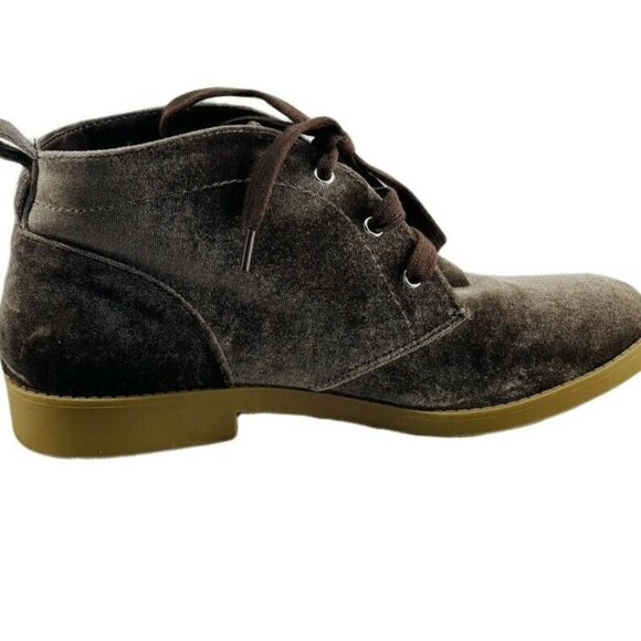 Indigo Rd. Womens Velvet Lace-Up Ankle Boots Size 6M Brown - Picture 8 of 12